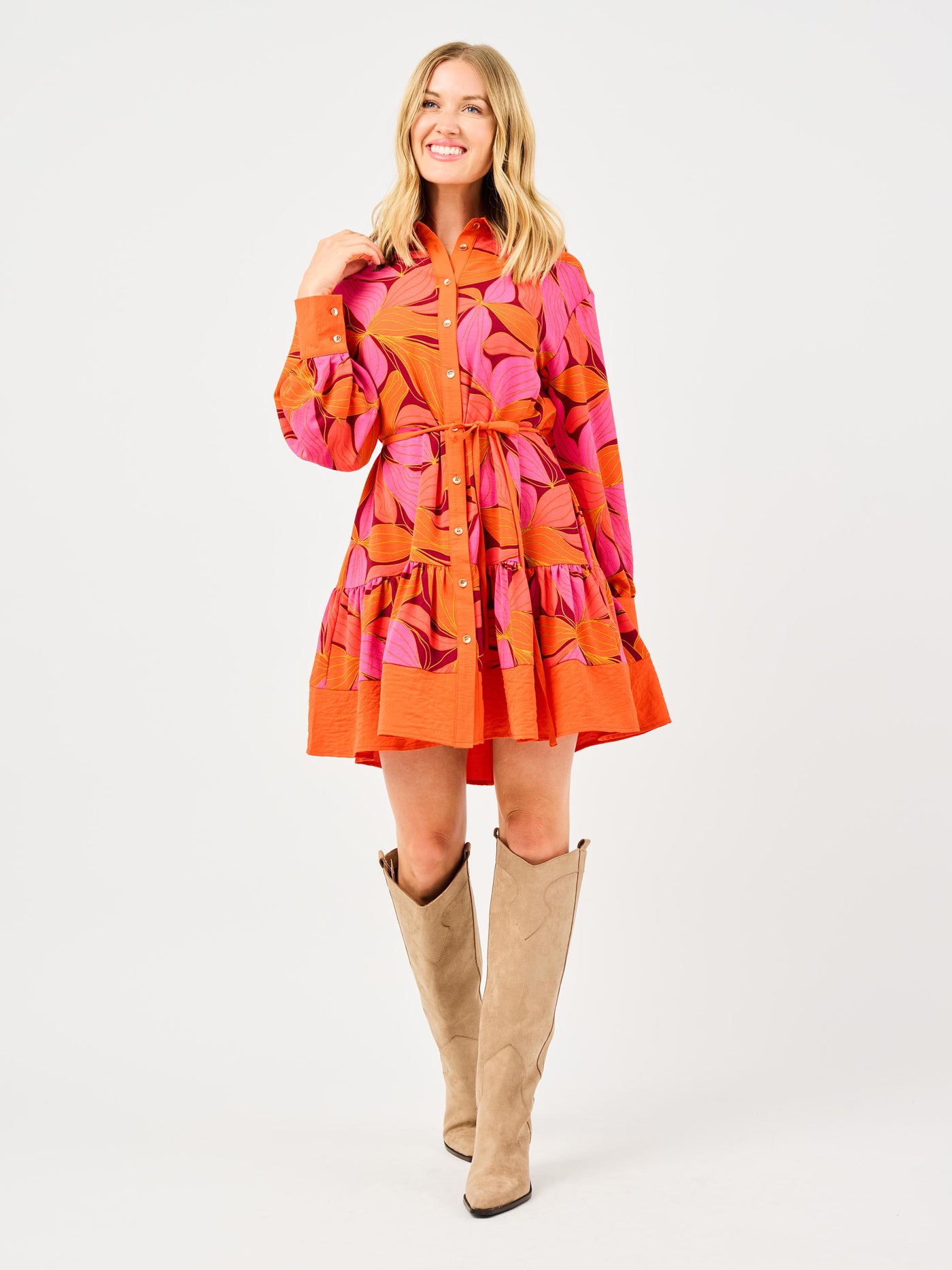 Maya Dress | Glow Over Fire
