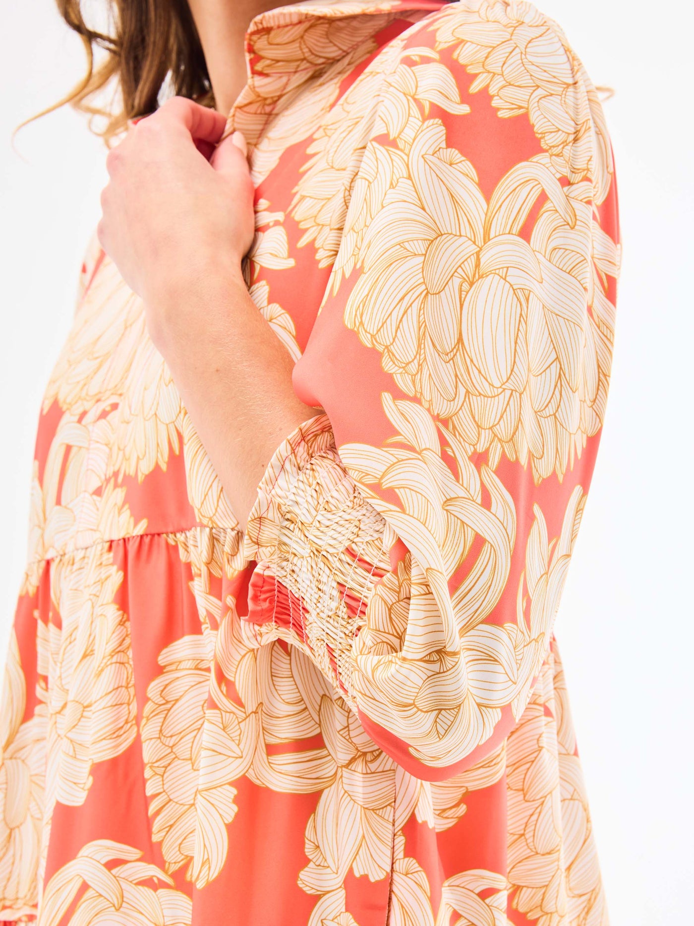 Eleanor Dress | Fall Floral Fire