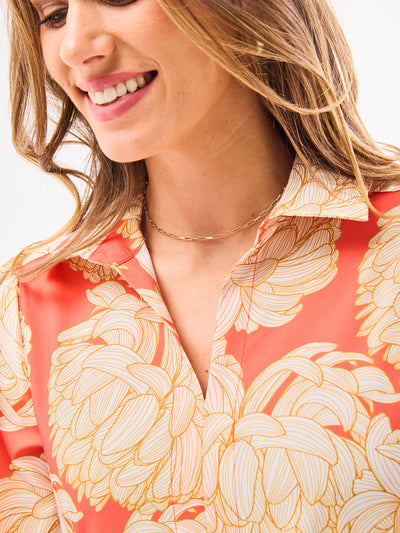 Eleanor Dress | Fall Floral Fire