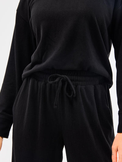 Sophie Wide Leg Pants Set | Black