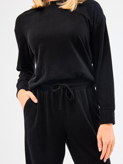 Sophie Wide Leg Pants Set | Black