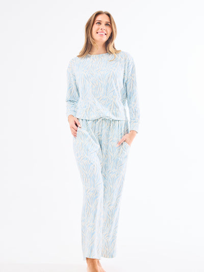 Sophie Wide Leg Pants Set | City Limits Blue