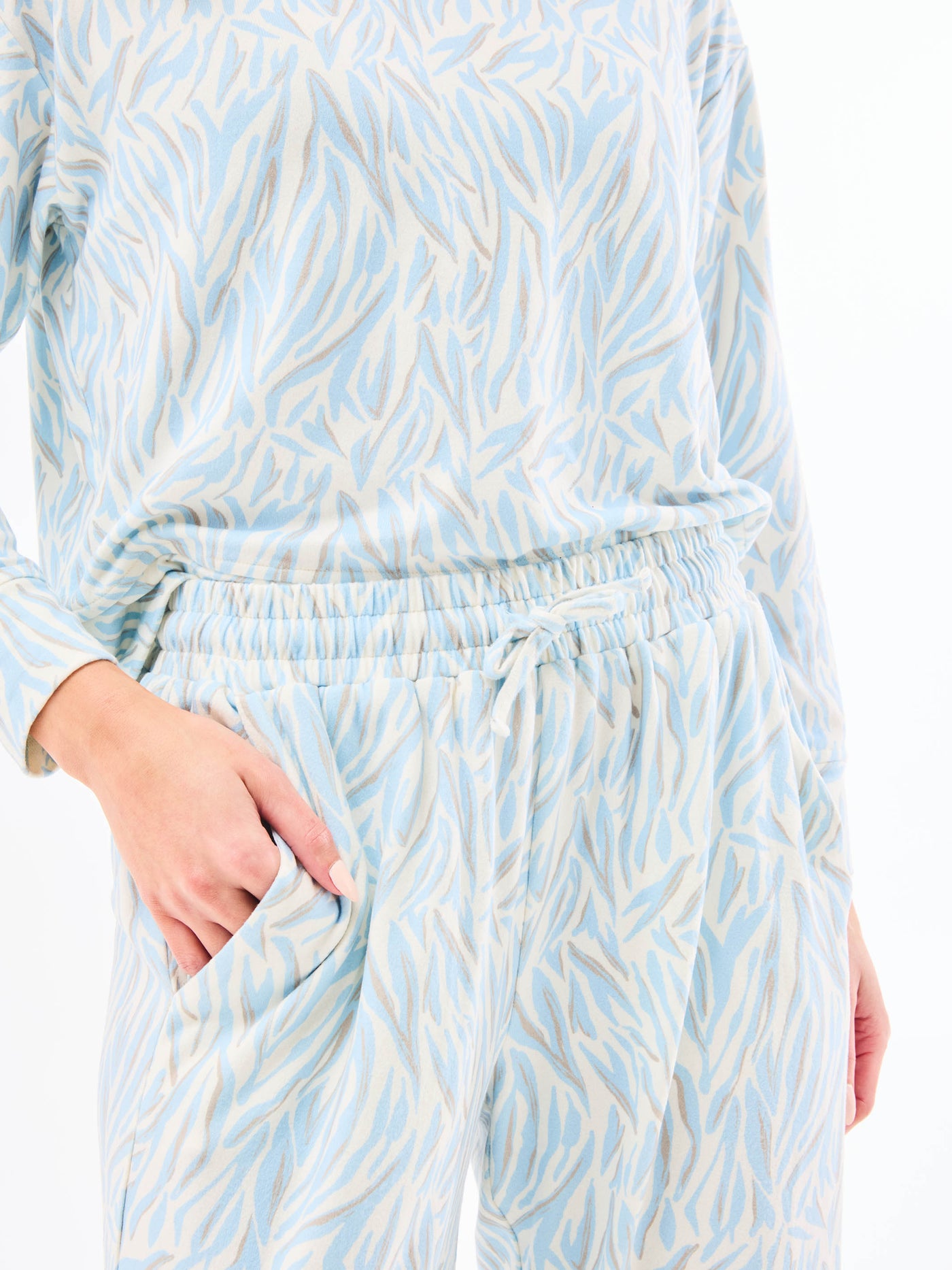 Sophie Wide Leg Pants Set | City Limits Blue