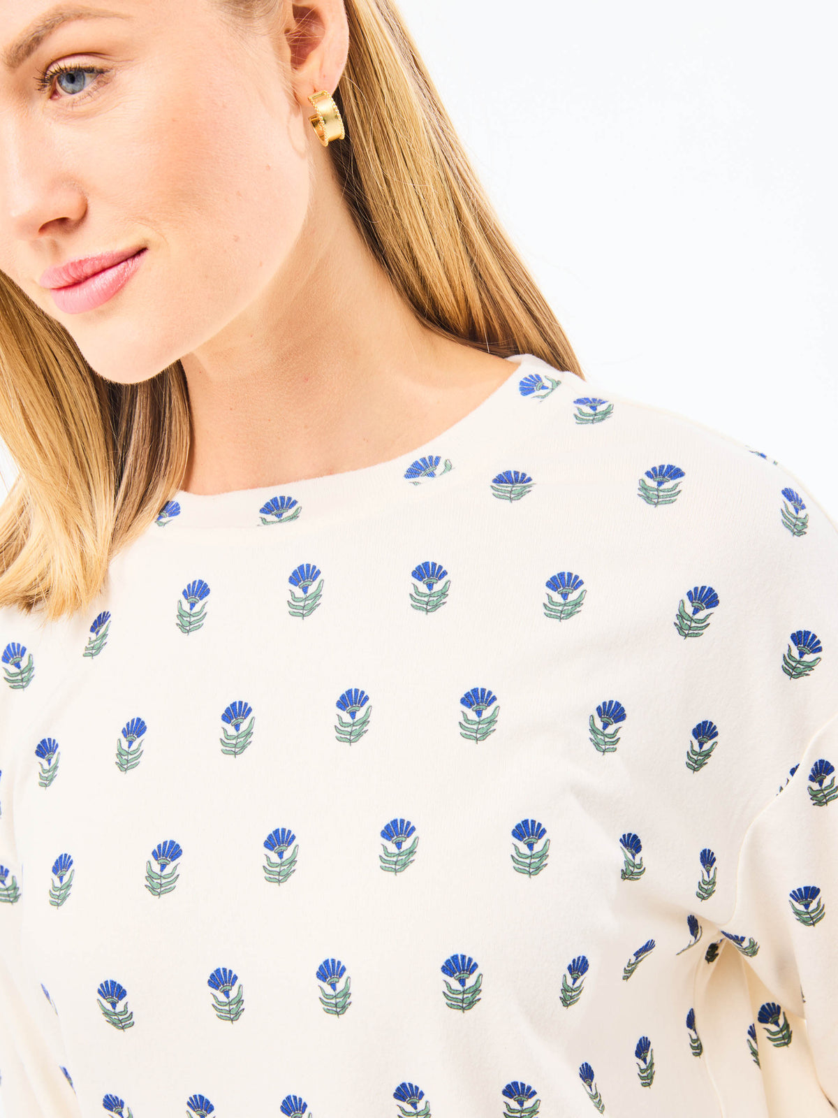 Sophie Jogger Pants Set | Floral Foulard Navy