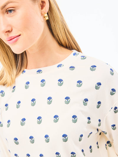 Sophie Jogger Pants Set | Floral Foulard Navy