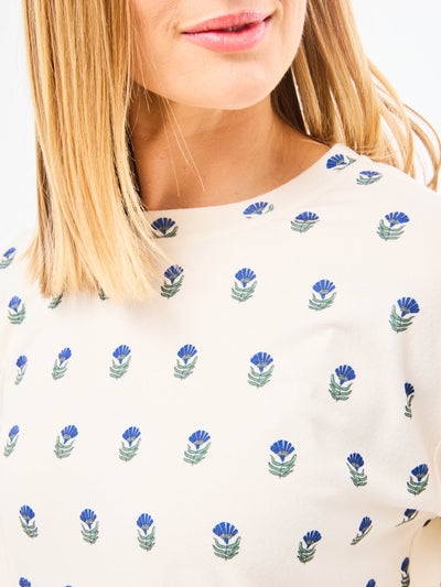 Sophie Jogger Pants Set | Floral Foulard Navy
