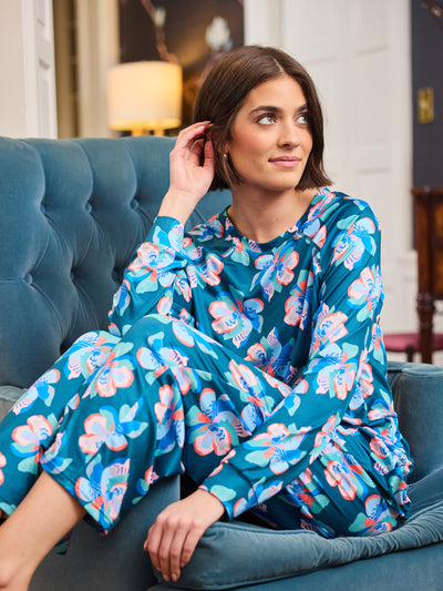 Women's Annie Pants Set | Center Stage Green