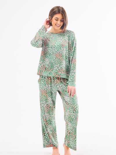 Women's Annie Pants Set | Open Meadows Green