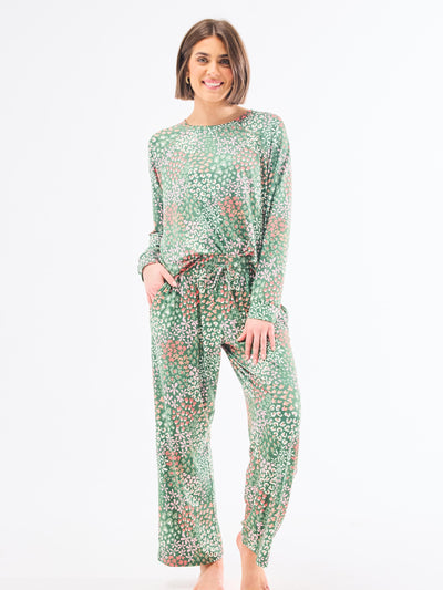 Women's Annie Pants Set | Open Meadows Green