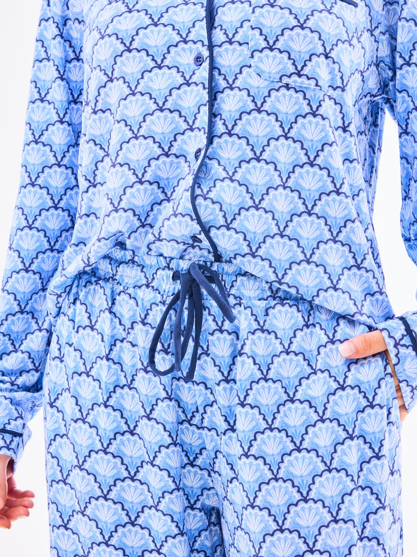 Women's Charlotte Pants Set | Second Glance Blue