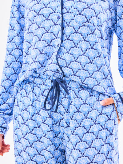 Women's Charlotte Pants Set | Second Glance Blue