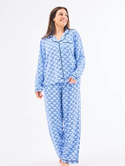 Women's Charlotte Pants Set | Second Glance Blue