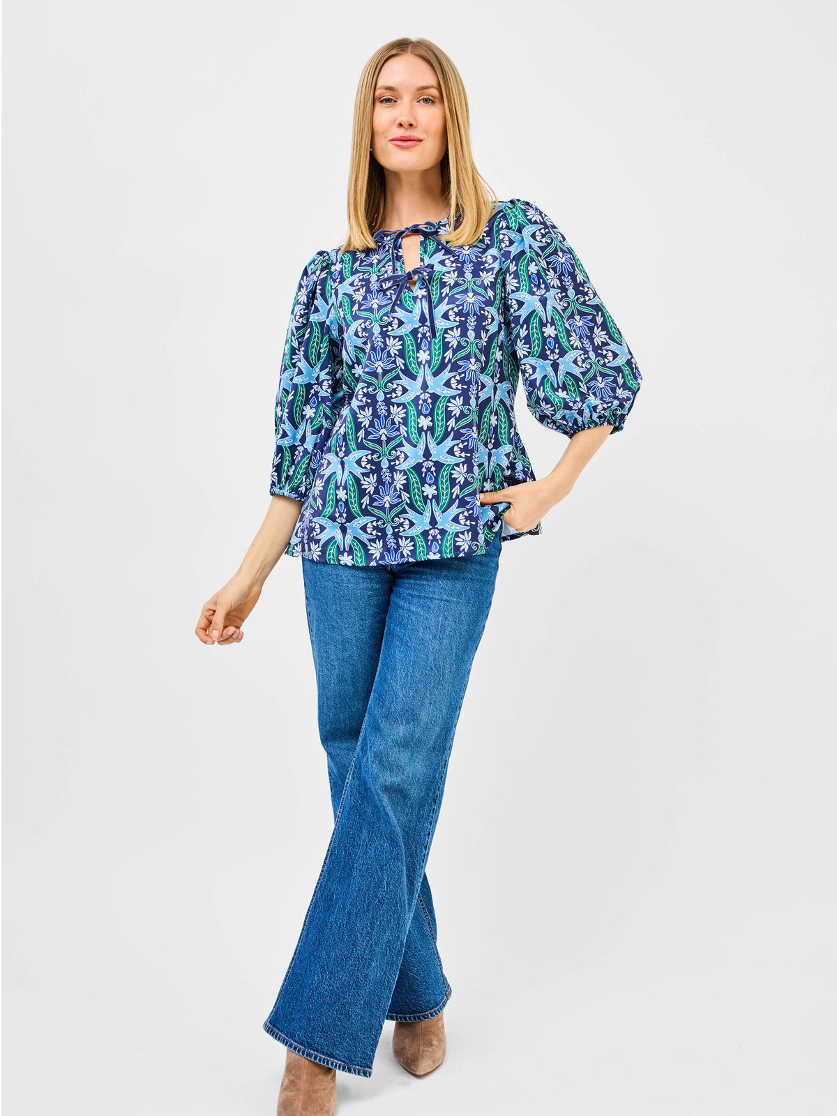 Ren Top | Gossamer Wings Navy