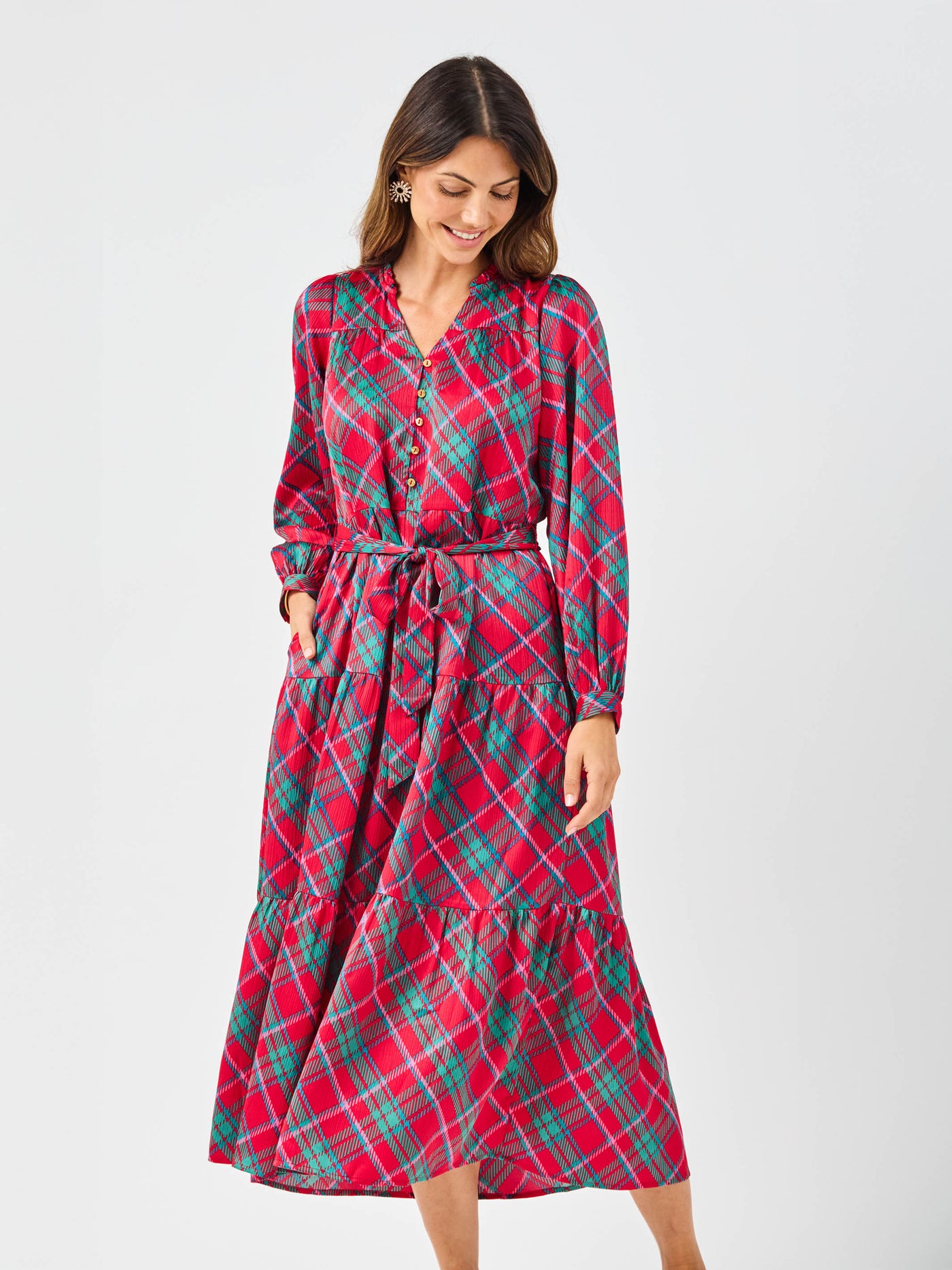 Gracelyn Dress | Plaid About You