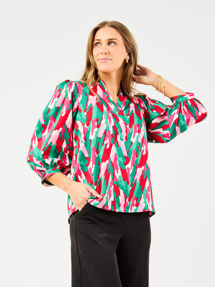 Tamryn Top | With A Twist Pink – Mary Square
