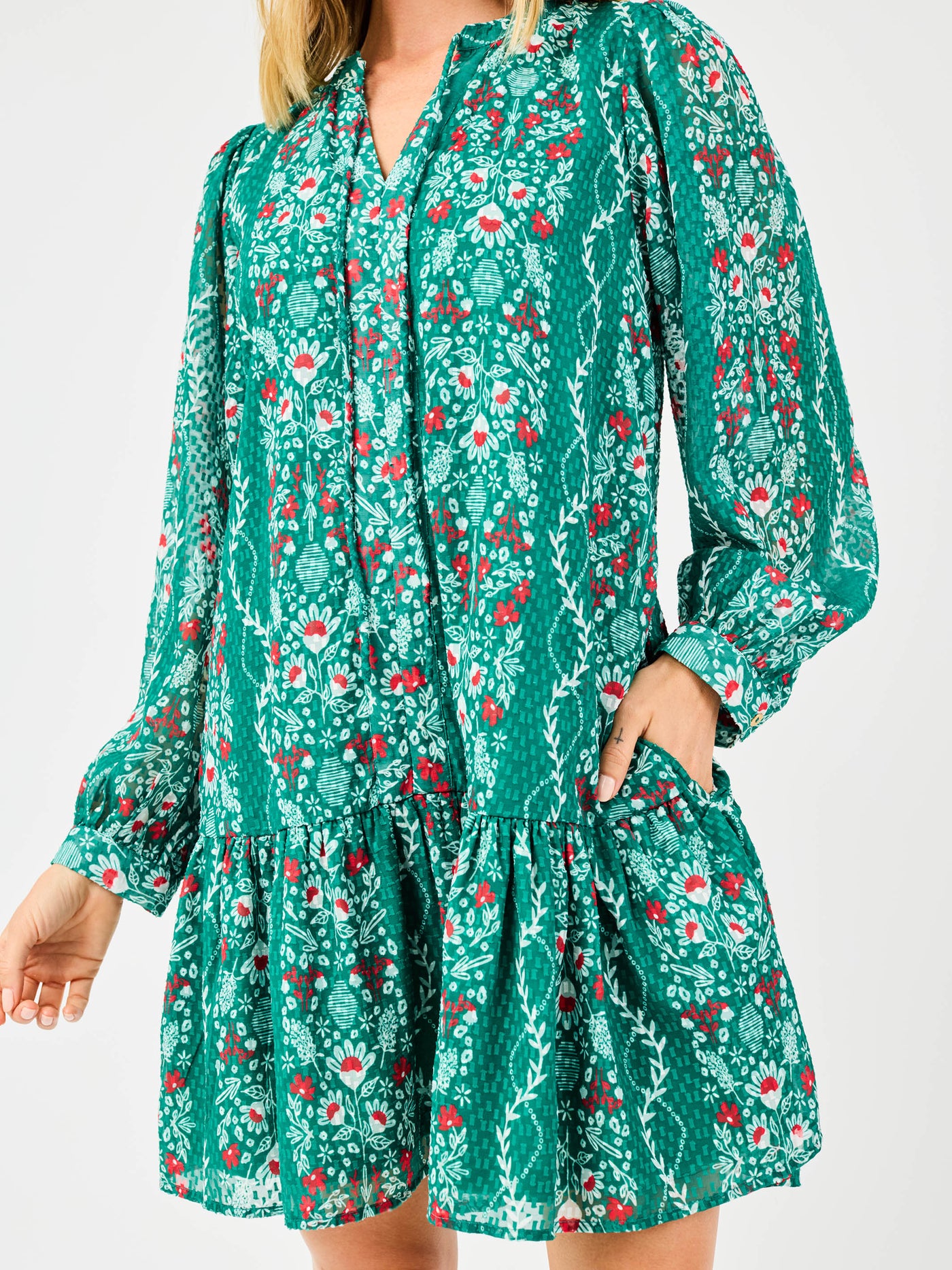 Natasha Dress | Ivy Lane Green