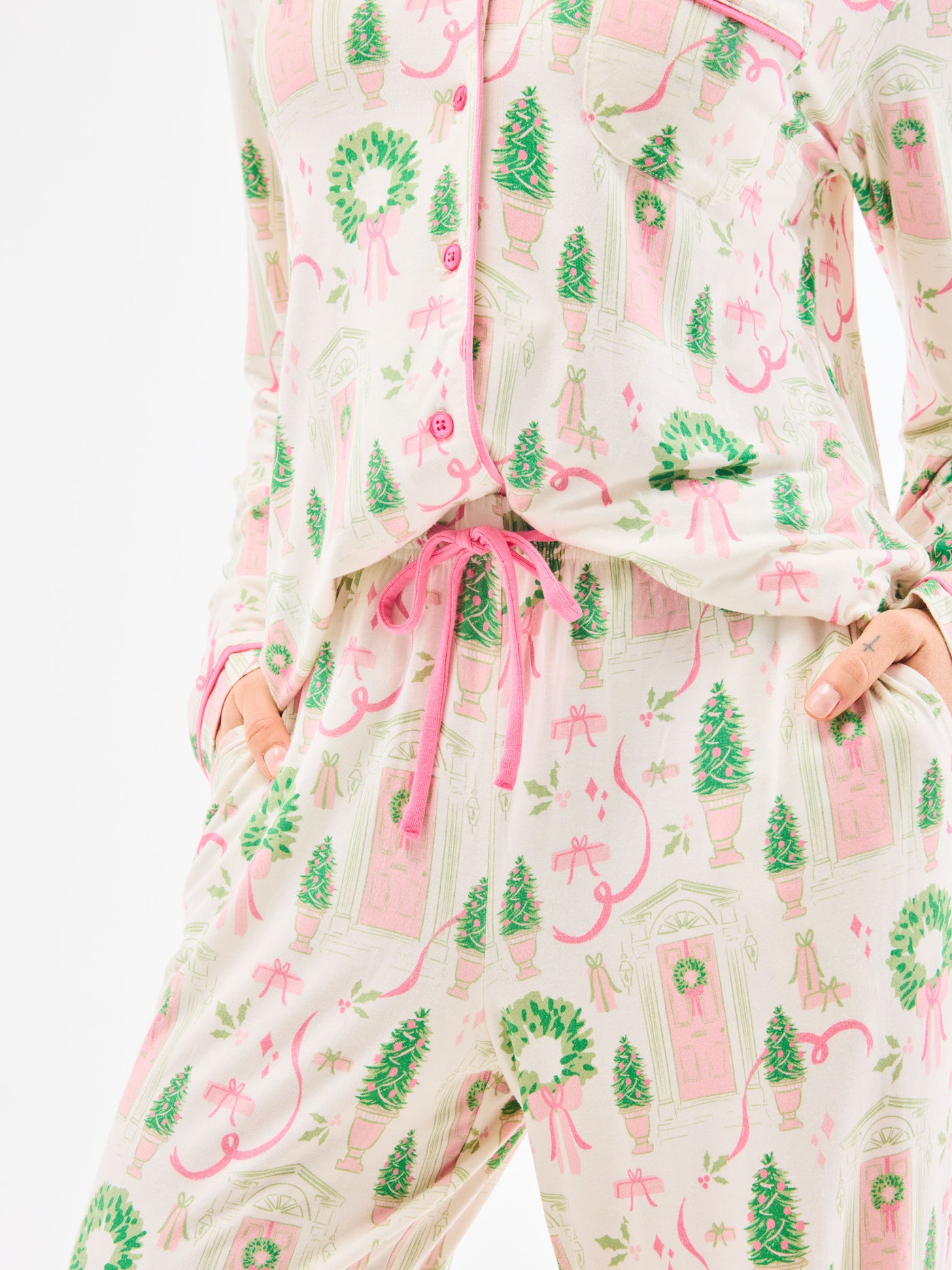 Women's Charlotte Pants Set | Home for Christmas
