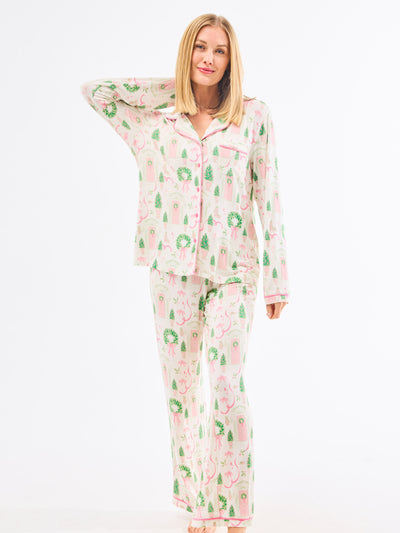 Women's Charlotte Pants Set | Home for Christmas