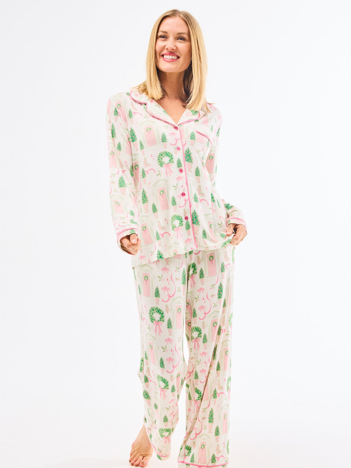 Women's Charlotte Pants Set | Home for Christmas