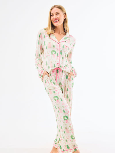 Women's Charlotte Pants Set | Home for Christmas