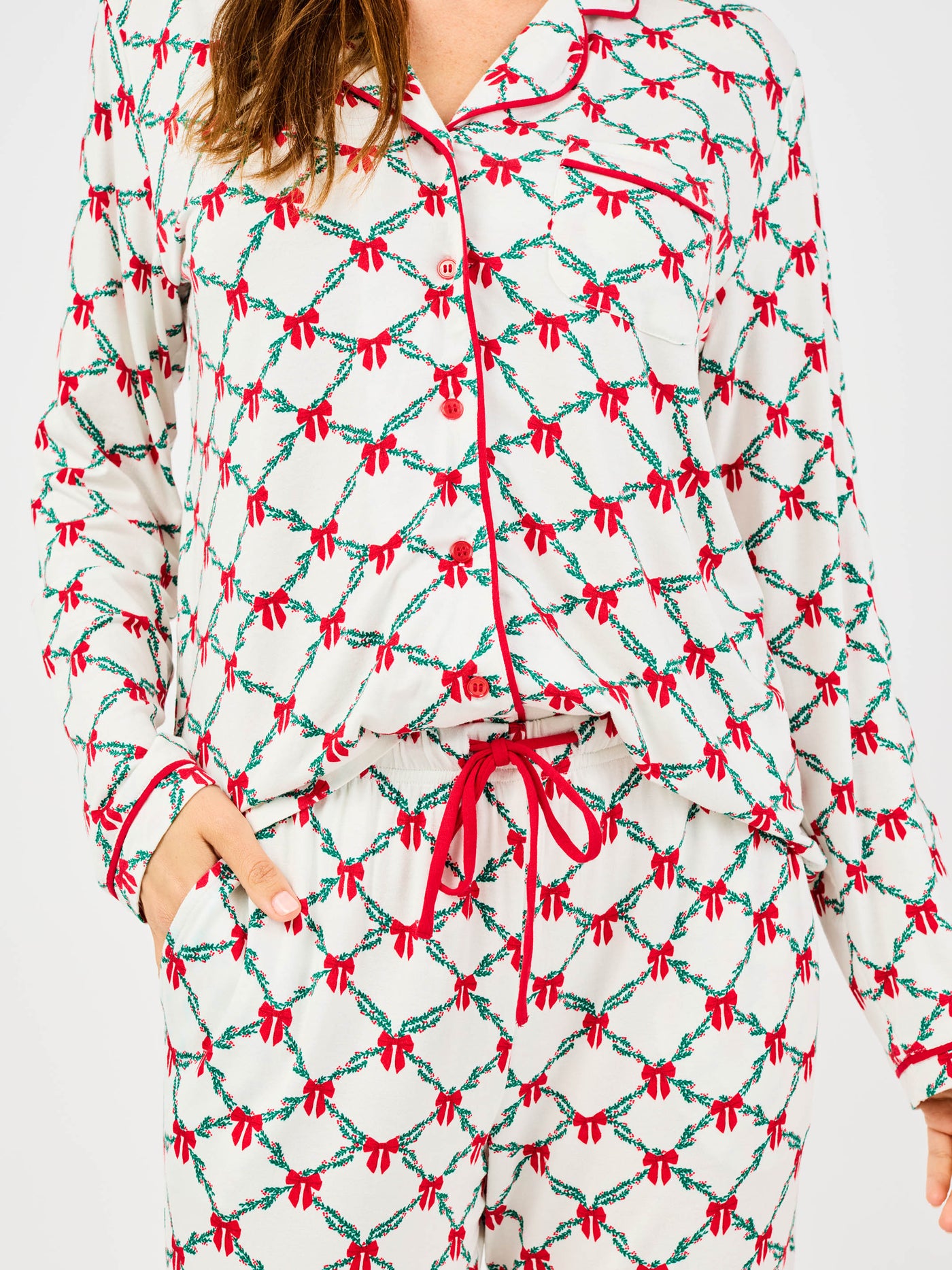 Women's Charlotte Pants Set | Holiday Trellis