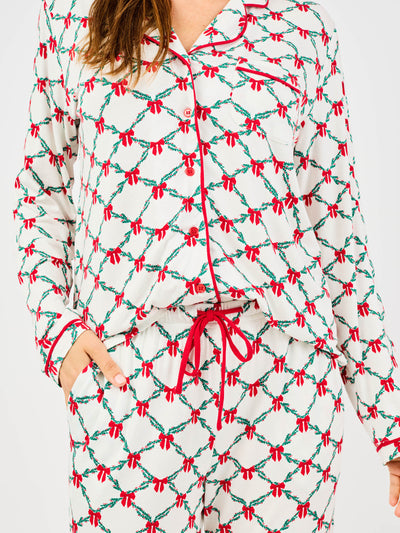 Women's Charlotte Pants Set | Holiday Trellis