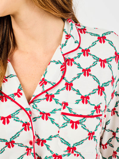 Women's Charlotte Pants Set | Holiday Trellis