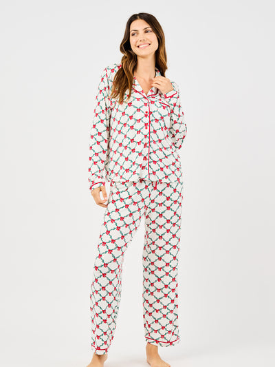 Women's Charlotte Pants Set | Holiday Trellis