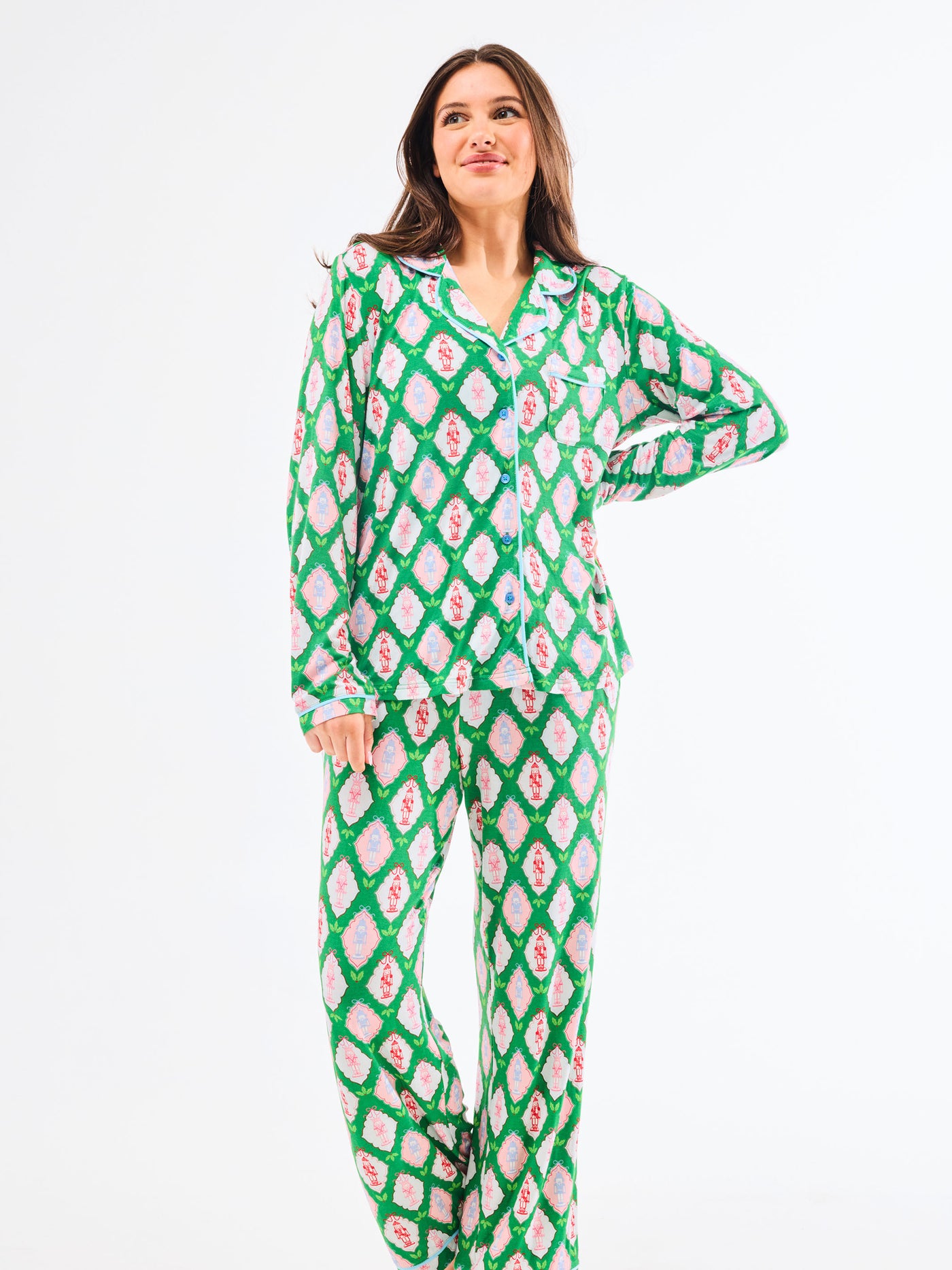 Women's Charlotte Pants Set | Christmas Cavalry