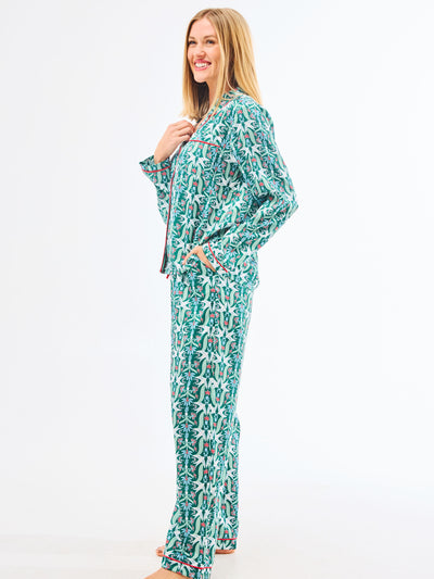 Women's Charlotte Satin Pants Set | Gossamer Wings