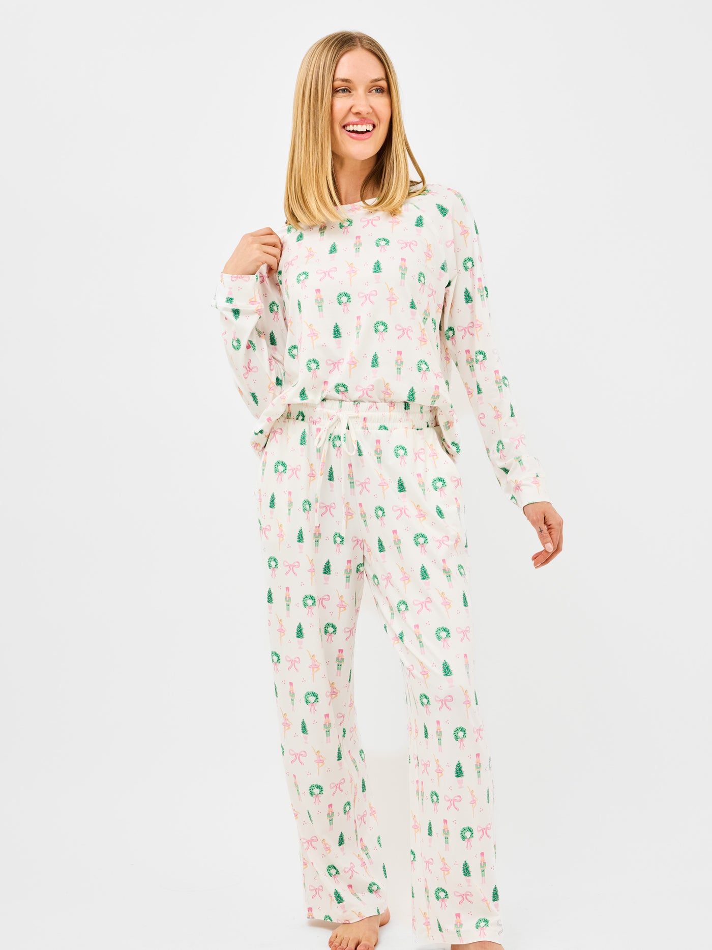 Women's Annie Pants Set | Sugar Plum Dreams