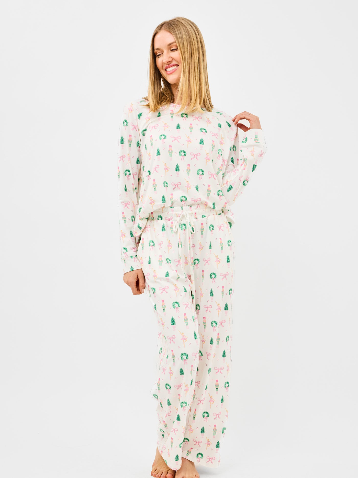 Women's Annie Pants Set | Sugar Plum Dreams
