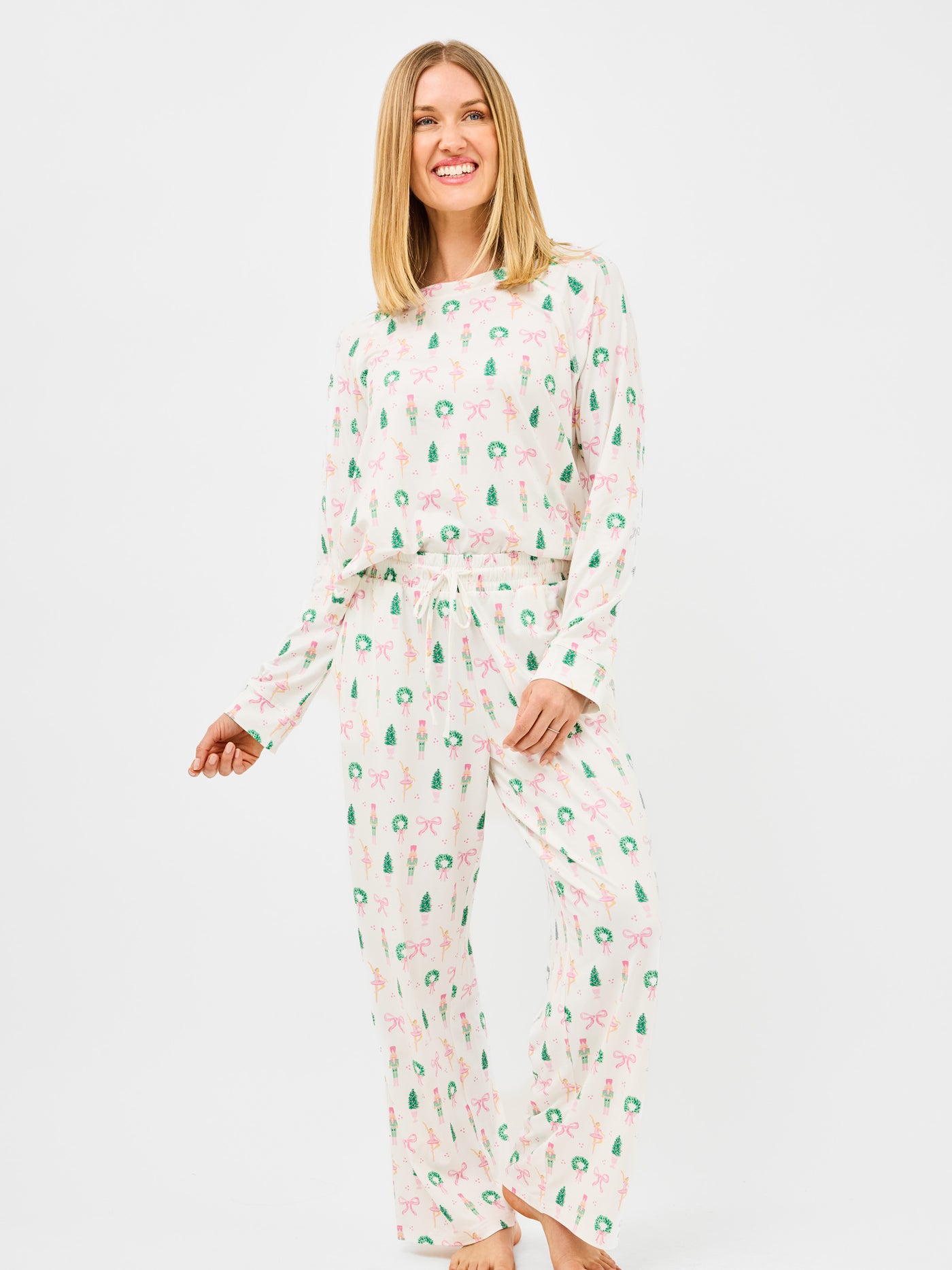 Women's Annie Pants Set | Sugar Plum Dreams
