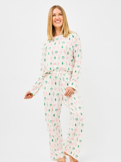 Women's Annie Pants Set | Sugar Plum Dreams