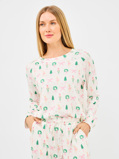 Women's Annie Pants Set | Sugar Plum Dreams