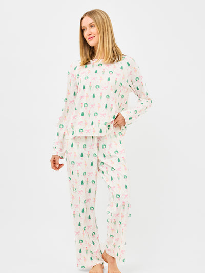 Women's Annie Pants Set | Sugar Plum Dreams
