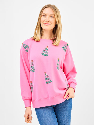Sarah Sweatshirt | Green Trees