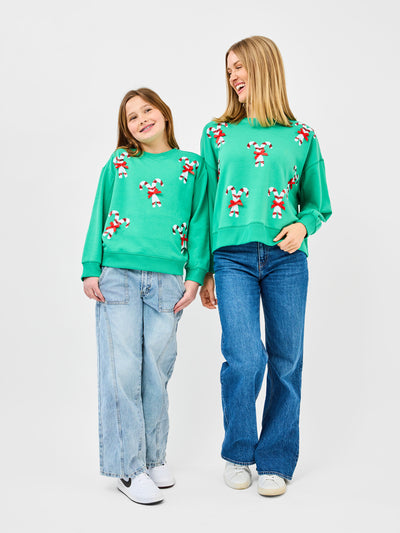 Millie Sweatshirt | Candy Canes