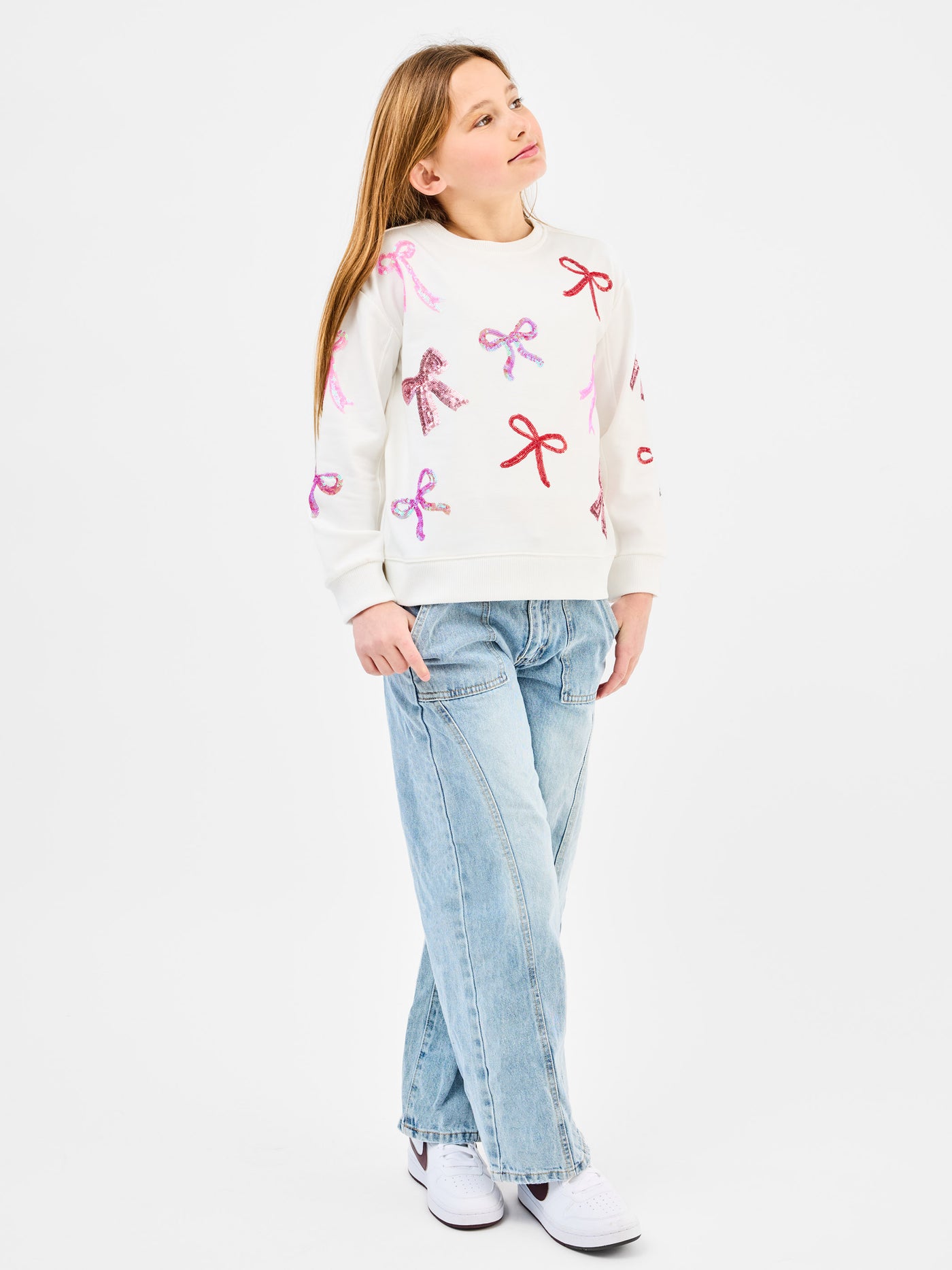 Sarah Youth Sweatshirt | Bows