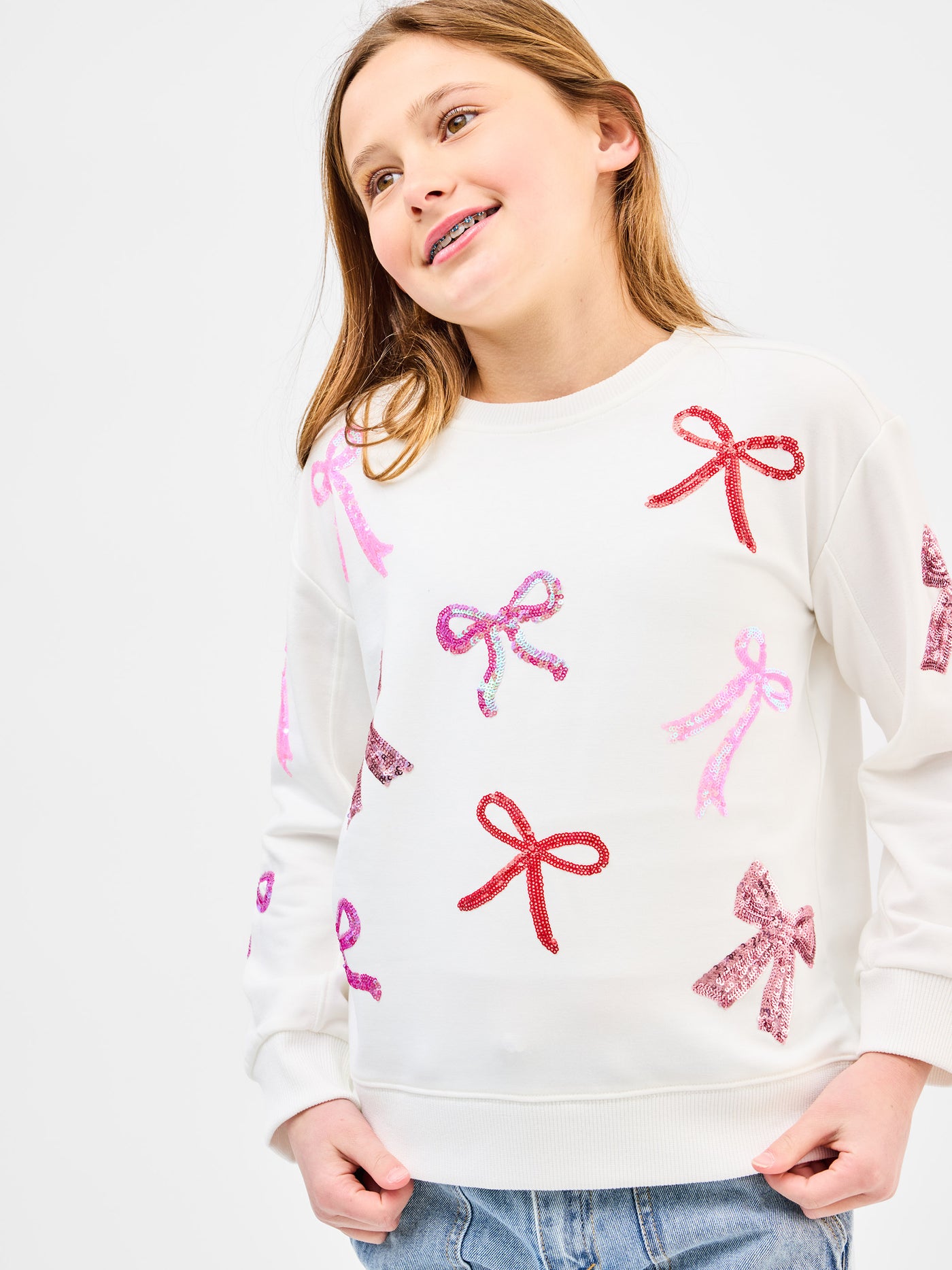 Sarah Youth Sweatshirt | Bows