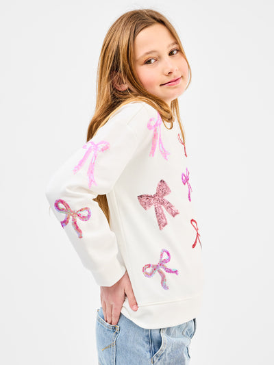 Sarah Youth Sweatshirt | Bows