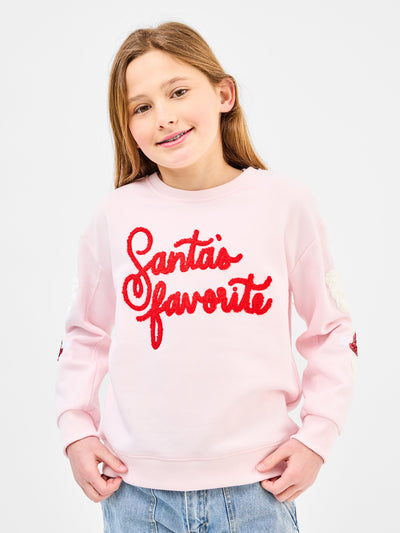 Sarah Youth Sweatshirt | Santa's Favorite