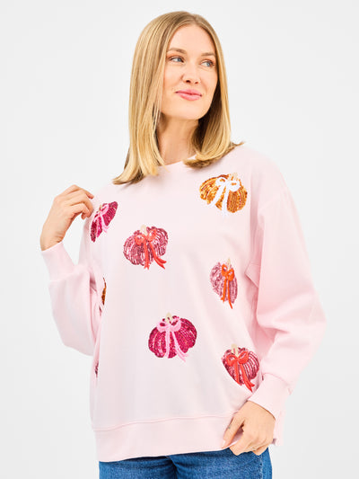 Sarah Sweatshirt | Pumpkin Bows