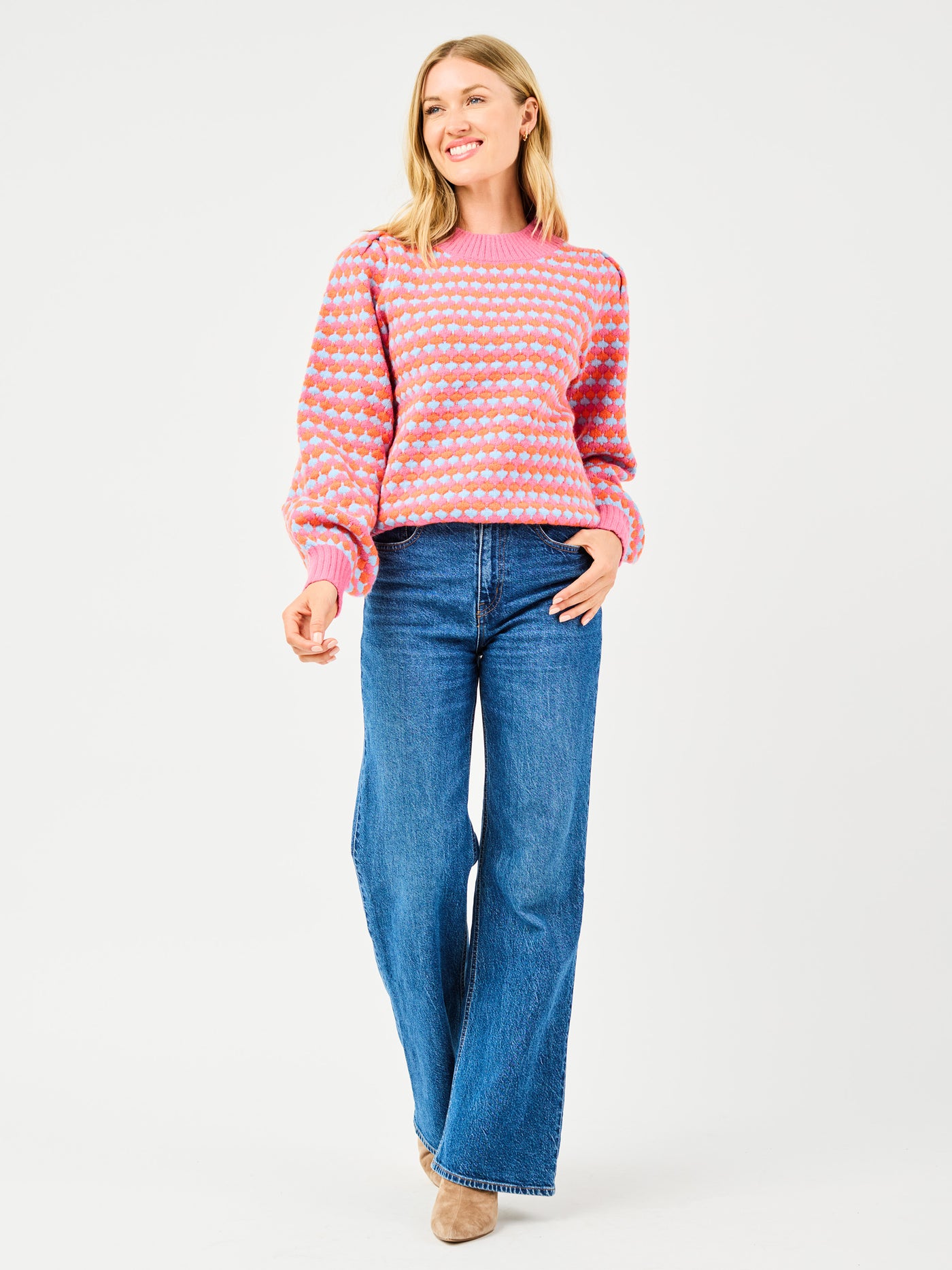 Annabelle Sweater | Pink Multi