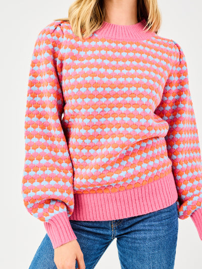 Annabelle Sweater | Pink Multi