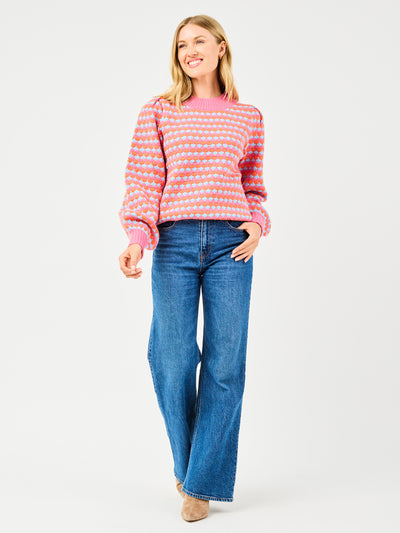 Annabelle Sweater | Pink Multi