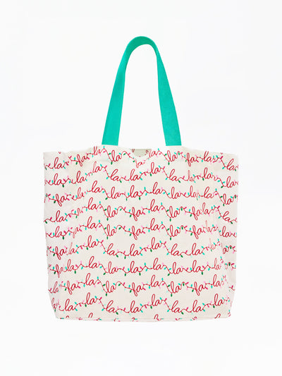 Signature Carryall Tote Bag  | Fa La La