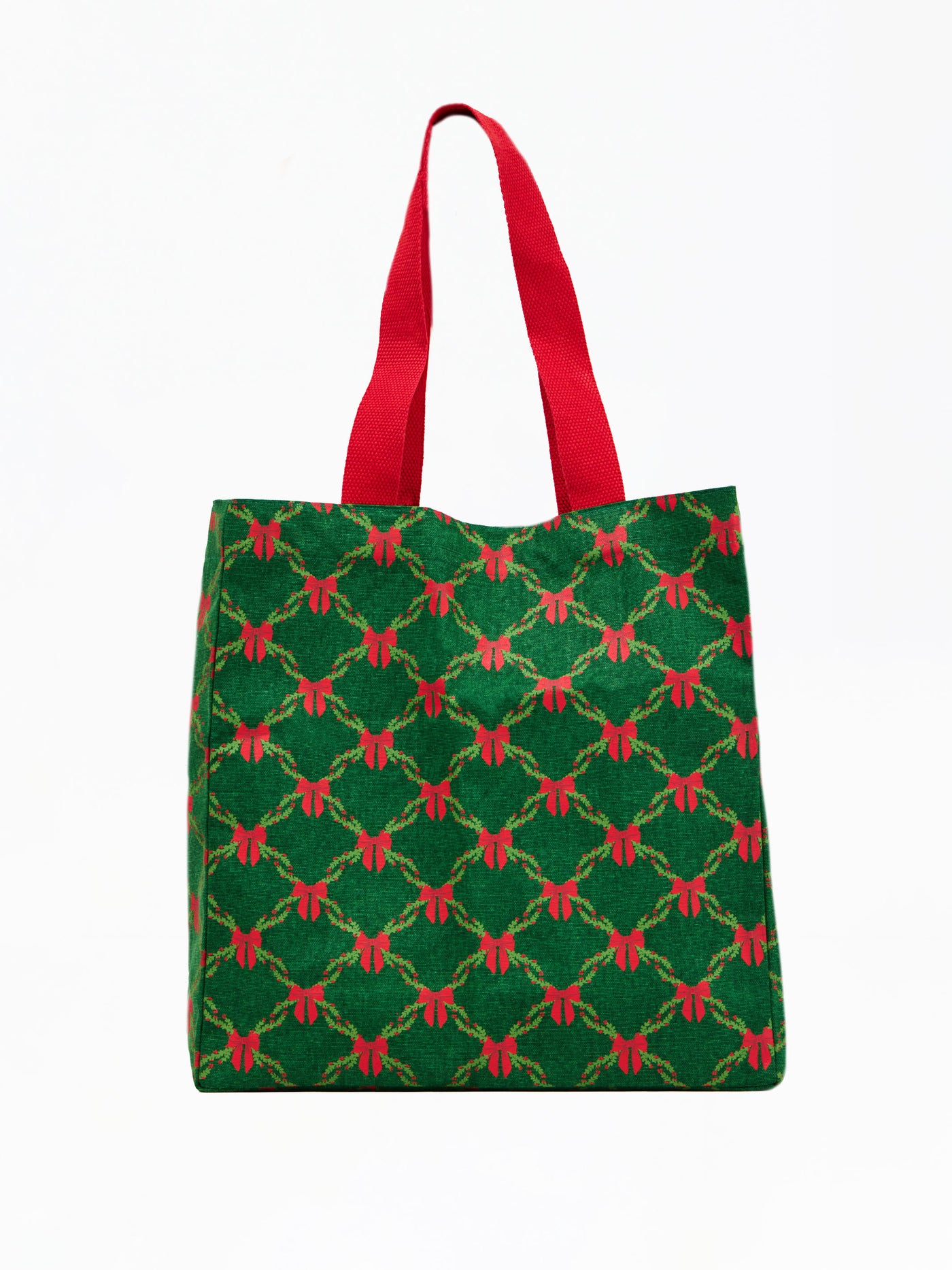 Signature Carryall Tote Bag | Holiday Trellis