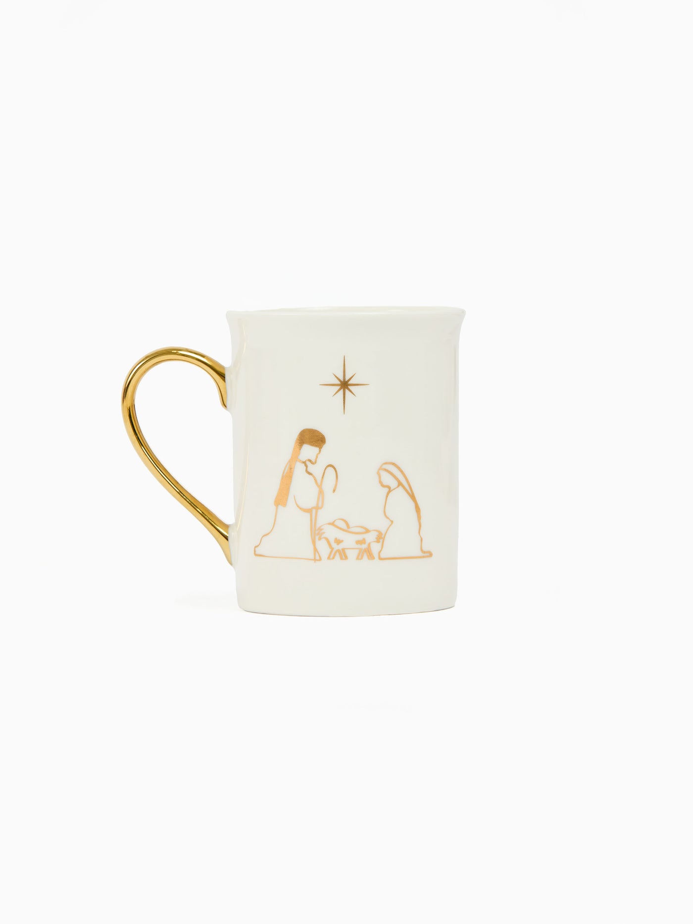 Gold Handle Mug | Nativity