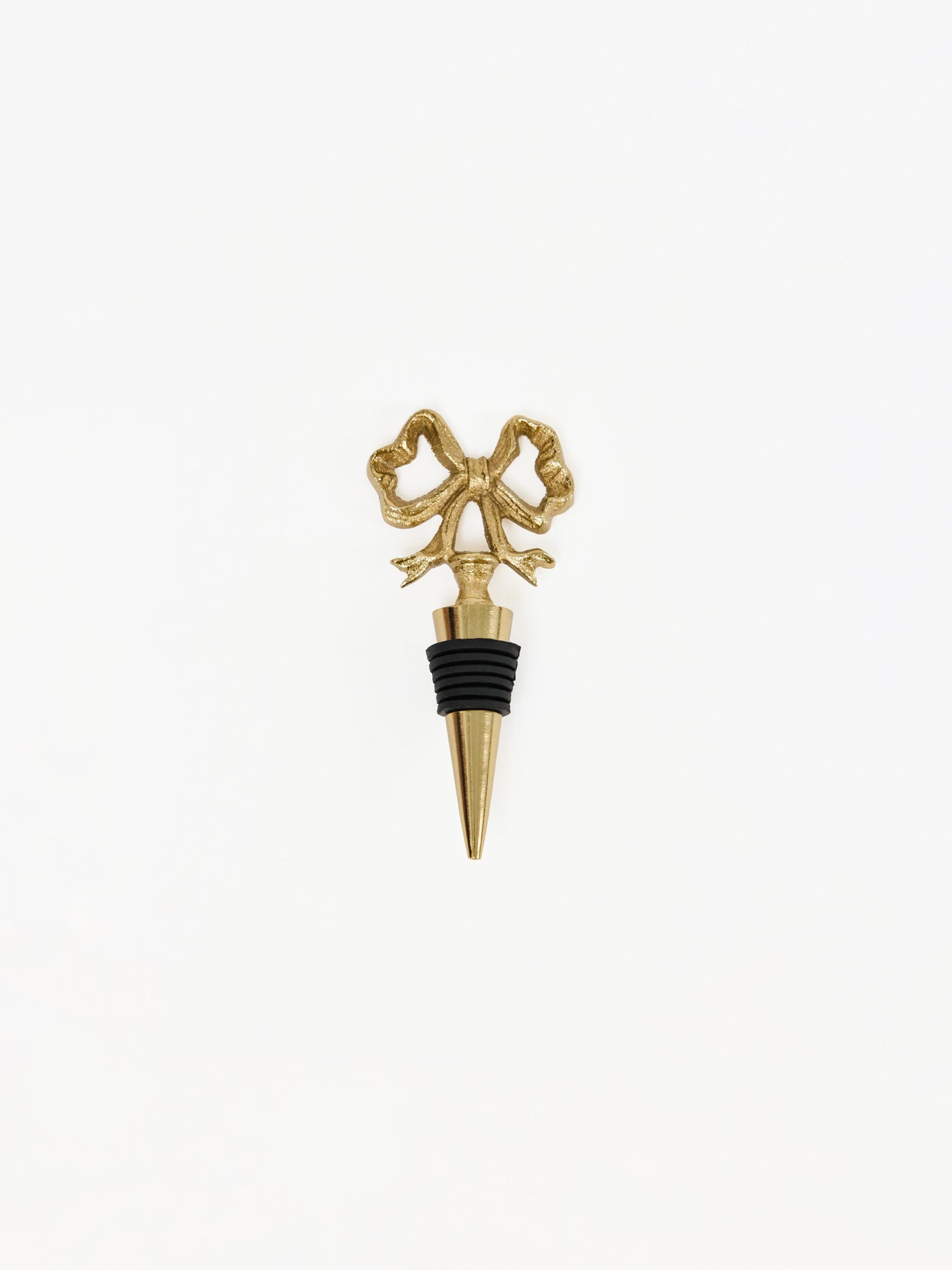 Wine Stopper | Gold Bow